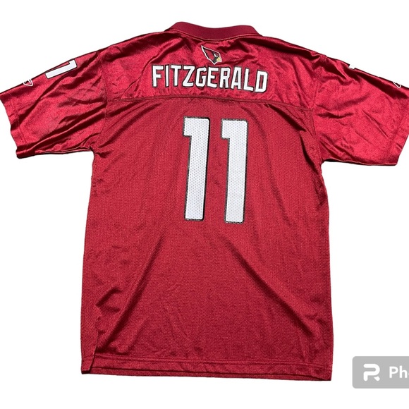 Larry Fitzgerald Arizona Cardinals Red Big Kids Jersey Size XL (18-20) - Picture 2 of 5